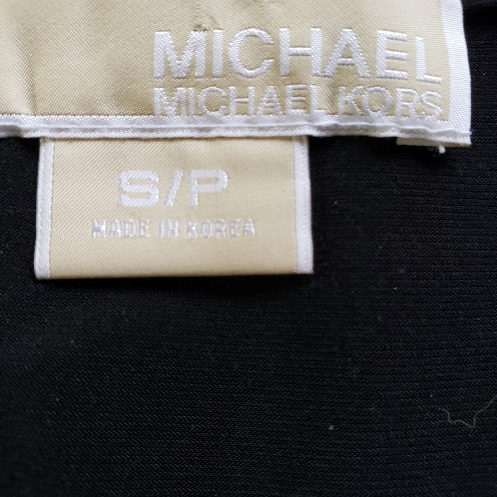 Michael Michael Kors shirt Sz Sm Blk and Tan - Picture 2 of 6